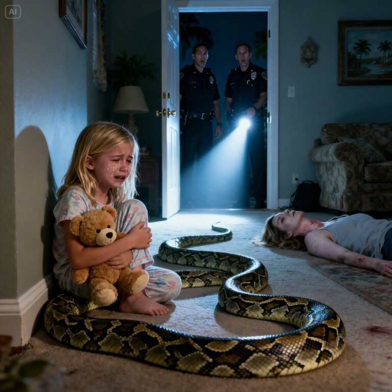 A little girl tearfully called 911, sobbing: “My stepdad’s big snake hurt me so bad!” — Moments later, police rushed to the scene and uncovered a terrifying truth that left them speechless…