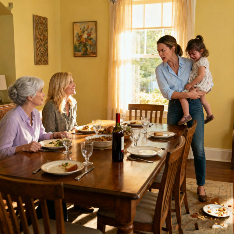 My Sister Threw a Plate at My 3-Year-Old — Then My Mother Said Something That Made Me Expose the Family Secret They’ve Hidden for Years…