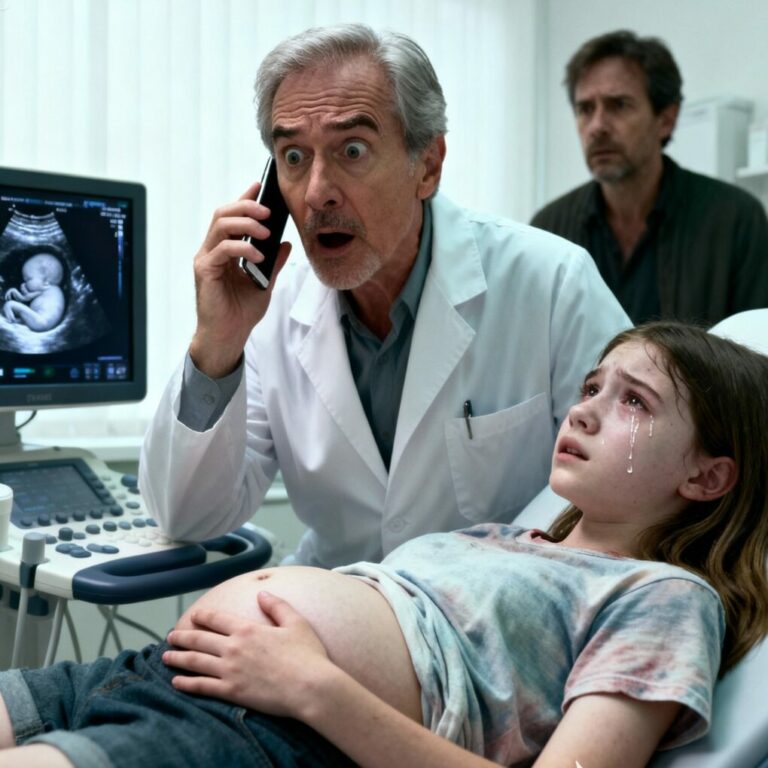 La niña se comporta de manera extraña frente a su padre en la clínica, ¡el doctor realiza una ecografía y entra en pánico!…
