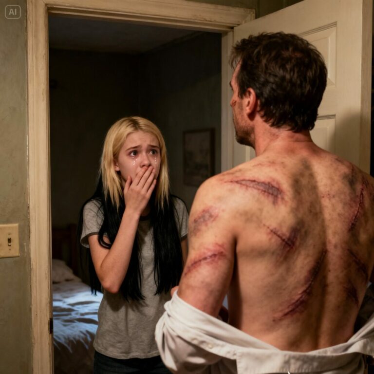 Ella vio la espalda de su padre por primera vez… y todo su mundo cambió…