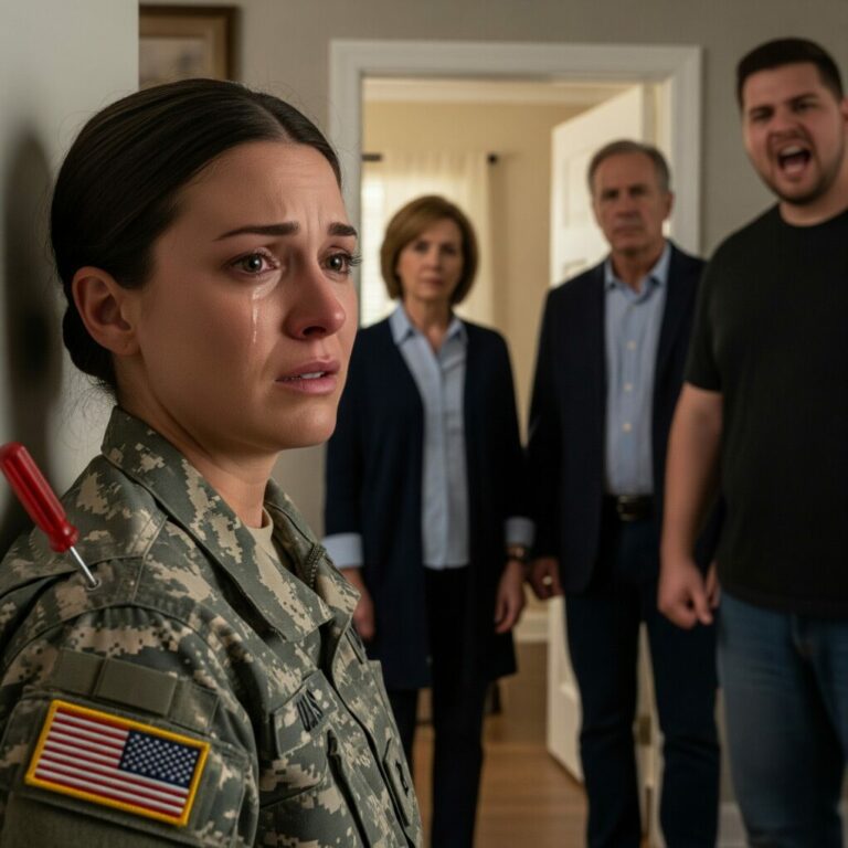 My stepbrother drove a screwdriver through my shoulder while my parents stood by laughing, calling me “overly dramatic.” They didn’t realize I’d already sent the message that would shatter everything they built.