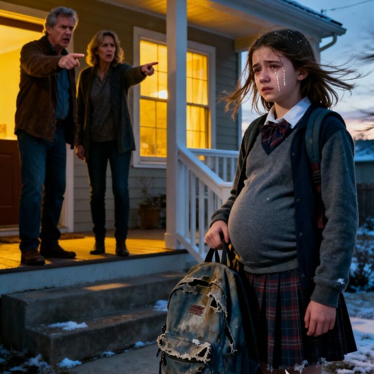 Echada de casa a los 14 por estar embarazada — ¡Lo que hizo después dejó a todos sorprendidos!…