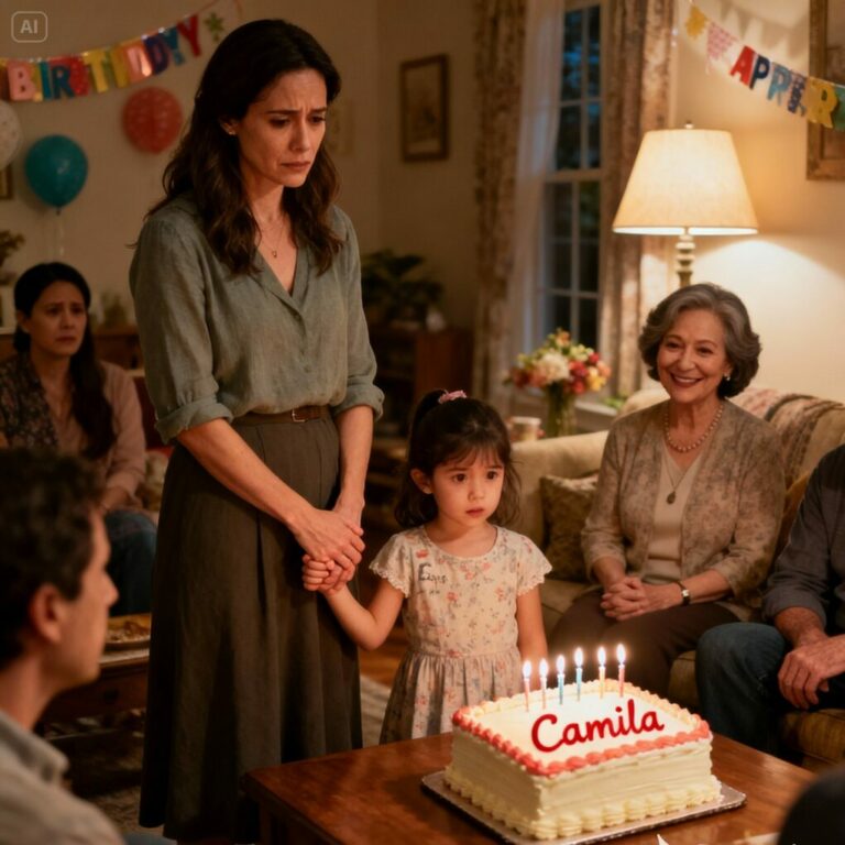 They called my daughter a burden, treated me like an outsider, and even brought a birthday cake with my husband’s ex-wife’s name on it. But that was the moment I stopped tolerating their cruelty—and started protecting my family for real.