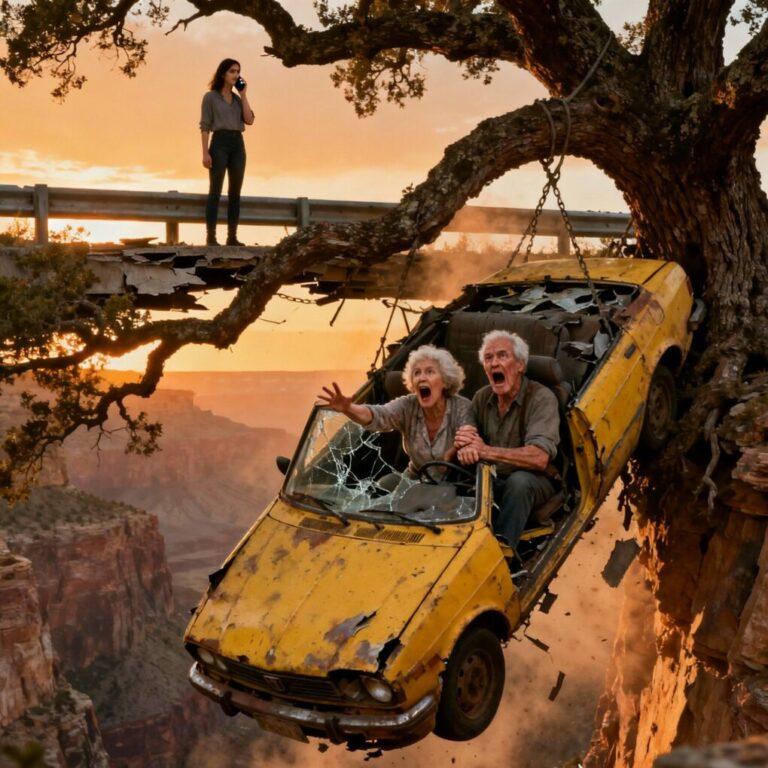 Her plan was perfect: cut the brakes, fake the panic, cry for help. But she never expected the ancient oak to hold the car—or the truth to rise with them.