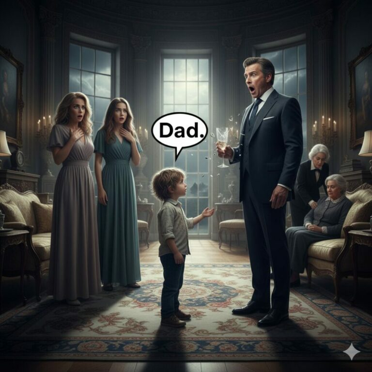 “A child, a single word — ‘Dad’ — and the shock that shattered a wealthy family.”