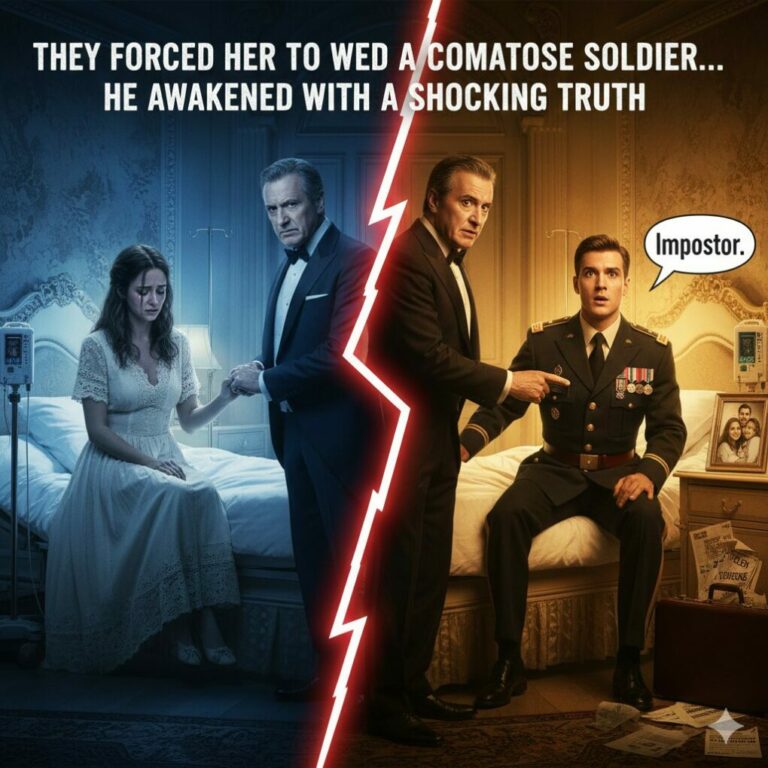 “They Forced Her to Wed a Comatose Soldier… He Awakened with a Shocking Truth”