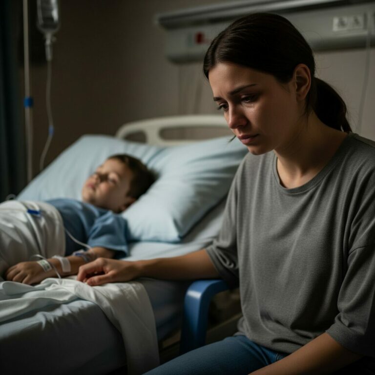 My entire family, including my parents, skipped my 7-year-old son’s open-heart surgery to attend my sister’s wedding dress fitting. Three days later, they demanded I send $5,000 for the dress. I sent them 50 cents instead, then locked them out of my $47,000 savings account.