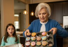 My 8-year-old spent five hours baking cupcakes for our family dinner. My mother tossed them into the trash, and my sister laughed, “Try again when you’re older.” I didn’t laugh. I stood up… and what I said next left the entire table silent.