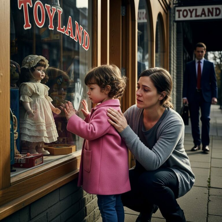 She just wanted one doll for her birthday. Her mother couldn’t afford it, bills pressing down like a storm. And then, out of nowhere, a lonely billionaire’s footsteps changed their lives forever…