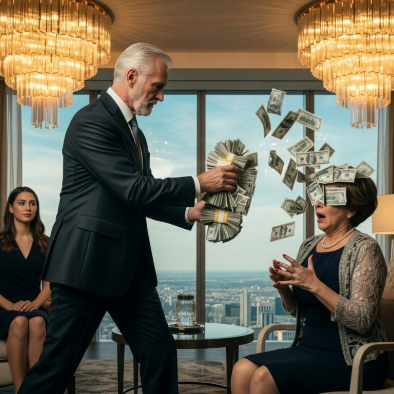 She thought she could buy my dignity with $500,000. She didn’t know I had a guardian whose power could level her entire world. When he arrived—furious, unannounced, unstoppable—her arrogance crumbled. By the end of the night, she was on her knees, begging the “orphan” she tried to cast out.