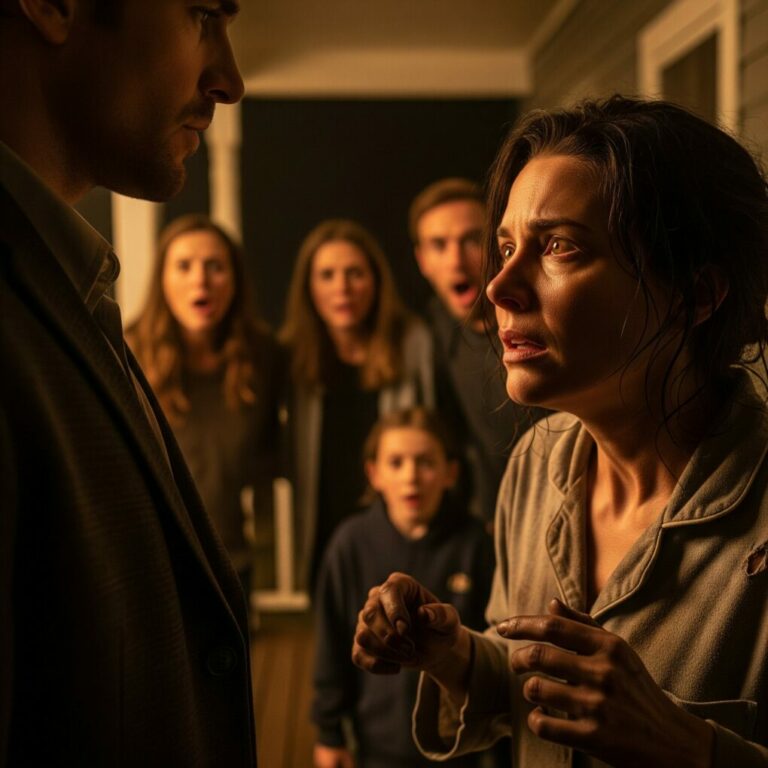 What if the family you spent your whole life trying to impress suddenly showed up at your door, furious, only to discover the one truth they never expected you to speak aloud?