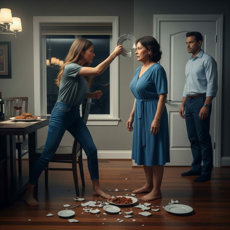 My daughter-in-law smashed a plate over my head because I told her “no” – she thought I was just a weak 71-year-old, not the woman who’d already made three phone calls that would blow her whole world apart…