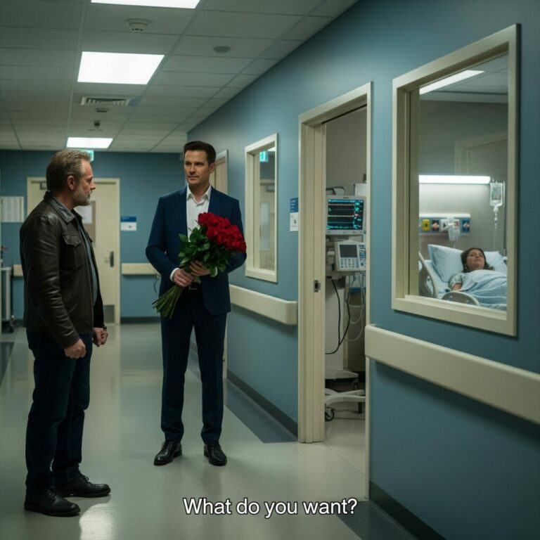 He walked into the ICU with flowers and a perfect smile, but the moment he met my eyes, I knew the truth—monsters don’t always hide in shadows, sometimes they wear expensive suits.