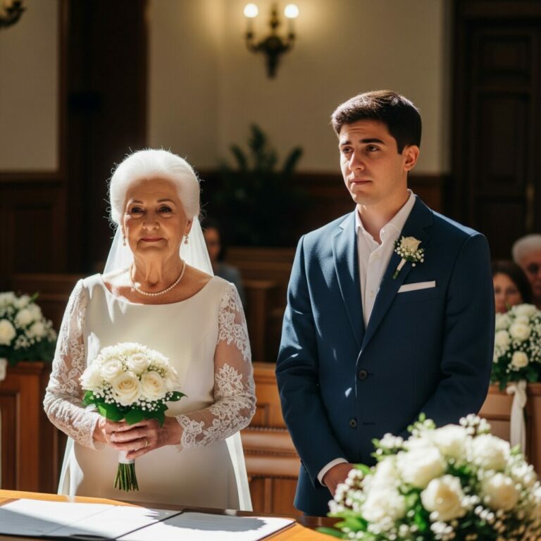 Madrid quedó conmocionada cuando un estudiante de 19 años se casó con una millonaria de 71. Todos pensaban que era un matrimonio por interés… hasta que el novio reveló la verdadera razón y dejó a todos en silencio.