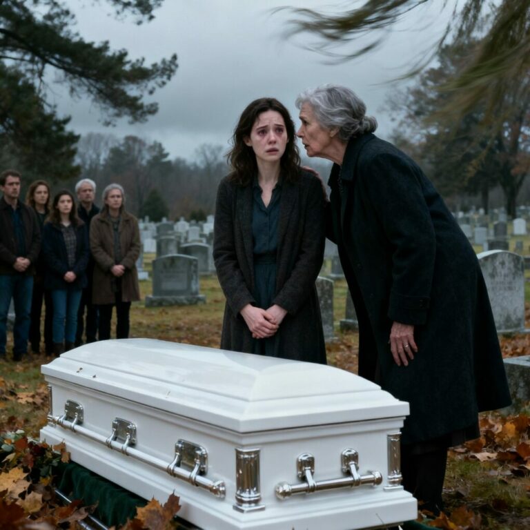 I lost my son at five years old. But what my mother said as they lowered his tiny casket broke me in a different way…