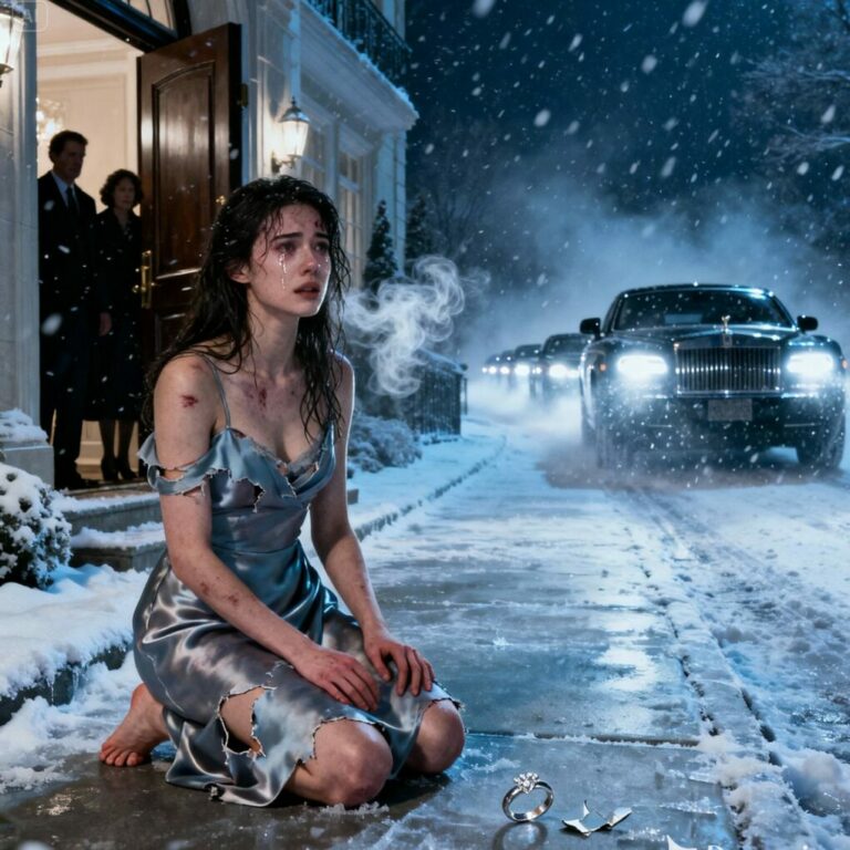 She was thrown half-naked into a freezing alley by the man she loved—thirty minutes later, a fleet of black Rolls-Royces arrived to take her back to the life and power she never should have left.