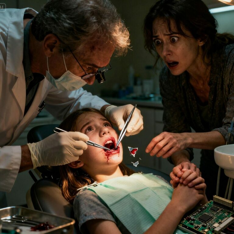 He told her not to take their daughter to a doctor. He said it was “just growing pains.” But what the dentist pulled from her swollen gum revealed a level of control no one could have imagined.