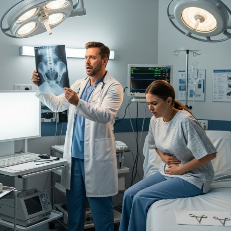 For eight years, she was told the pain was ‘normal.’ But when a new doctor held up her scan, his face said everything—something inside her was never meant to be there. And in that moment, her world began to unravel.