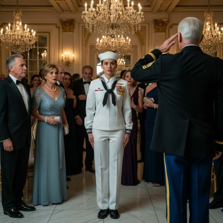 At my brother’s grand wedding, my father pointed at me and said, “You were always the family’s mistake.” But when a high-ranking General stepped forward and made one unexpected gesture toward me… the entire room fell silent — and no one understood what was coming next.