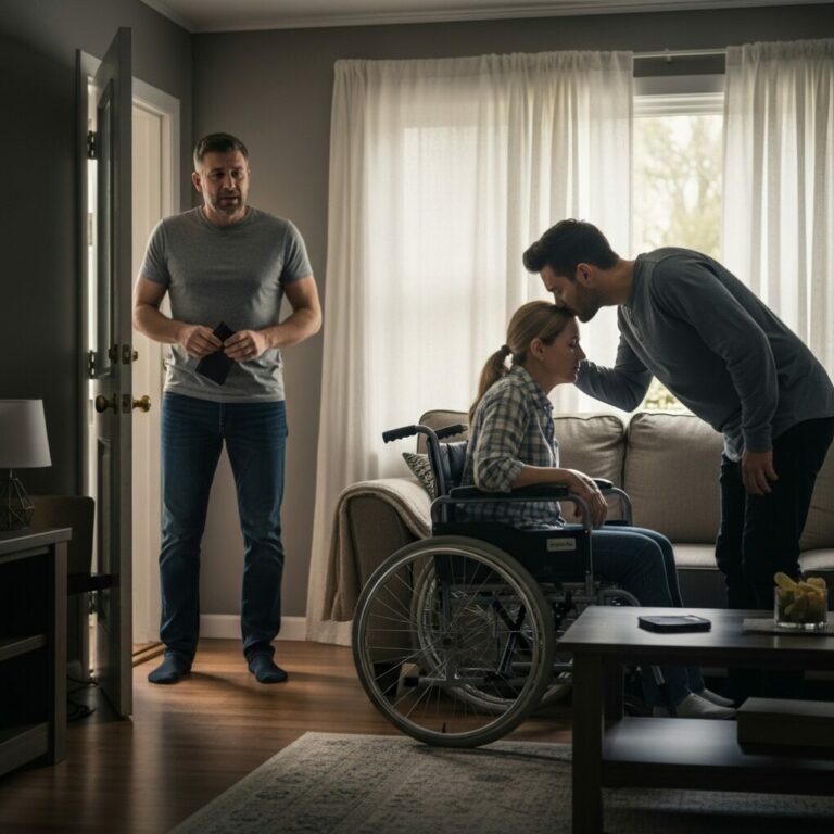 Devoted husband cared for his paralyzed wife for 5 years — but the day he forgot his wallet and returned home early, what he saw left him frozen.