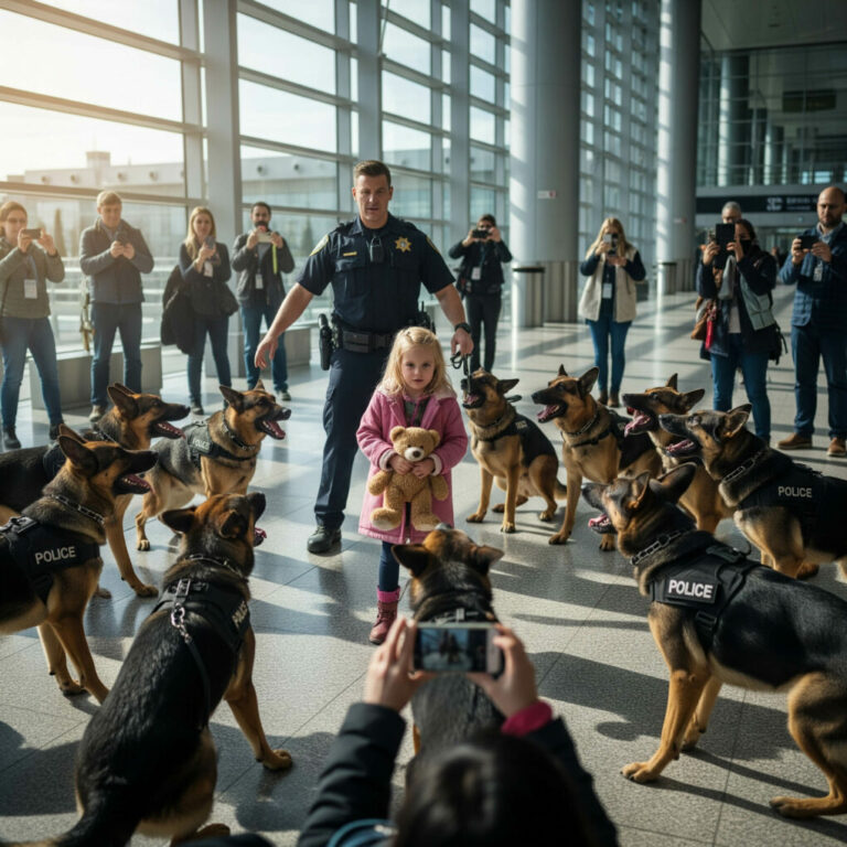 The Little Girl, the Teddy Bear, and the Heroes in Fur