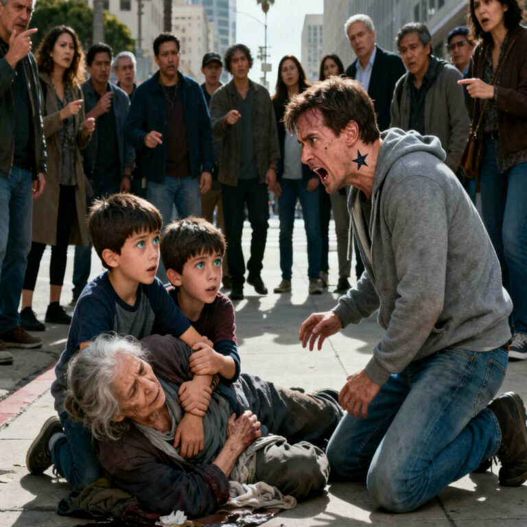 He Thought They Were Just Homeless… Until the Twins Turned Their Faces and Revealed the Truth He Never Saw Coming