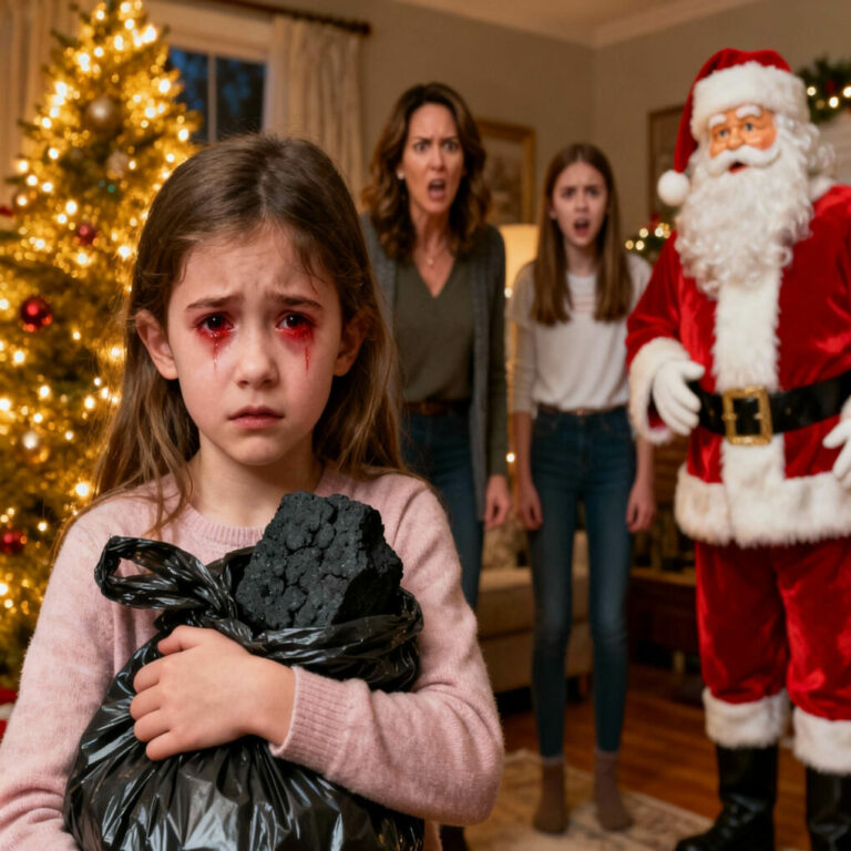 The Christmas Confrontation: When Grandpa’s Fake Santa Exposed a Family’s Cruel Secrets and a Little Girl Changed Everything Forever