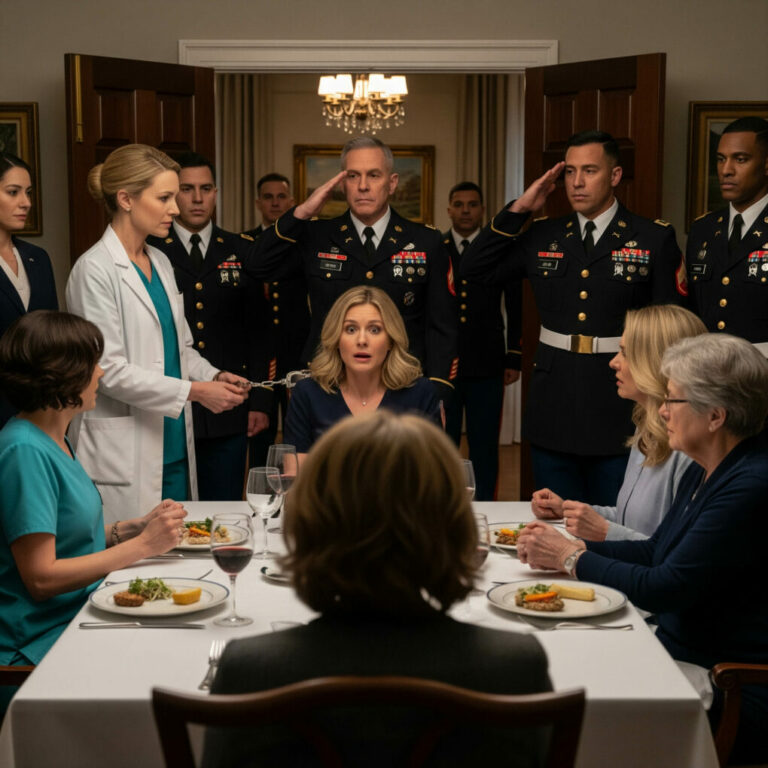 The Doctor Exposed Me as a Fraud at Dinner — She Didn’t Know I Outranked Everyone in That Room