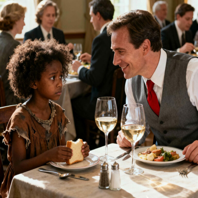 He Laughed When a Poor Girl Asked to Eat with Him — But What Happened Next Shocked Everyone