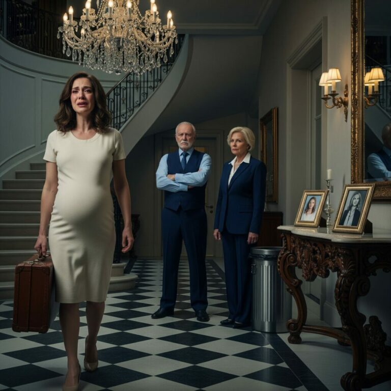 My parents threw me out of their Greenwich mansion when I was 6 months pregnant, calling me a disgrace. 10 years later…