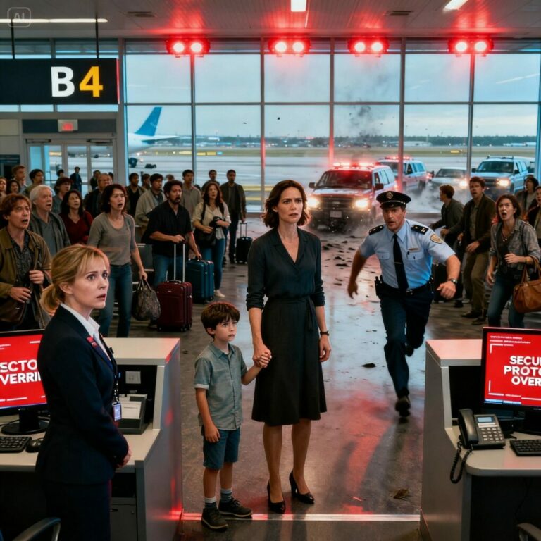 A mother and her son were humiliated at an airport gate—until one quiet decision shut down the entire terminal. Read how silence became the most powerful voice that day.