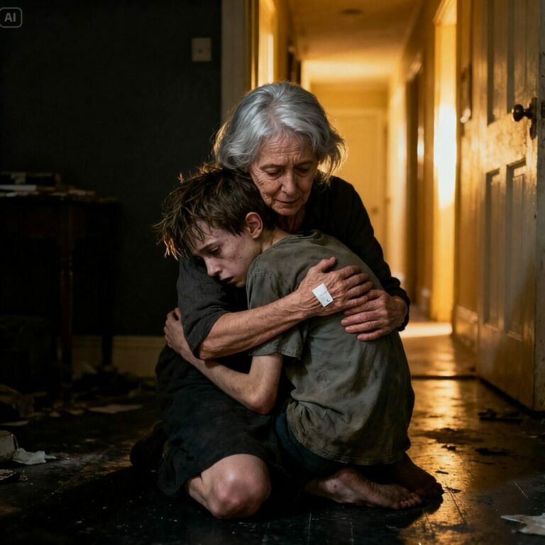 What happens when the person who saves you is seventy-two, bleeding, and breaking through a window just to reach you? A real story of love stronger than fear—and a reminder that heroes sometimes look like grandmothers.