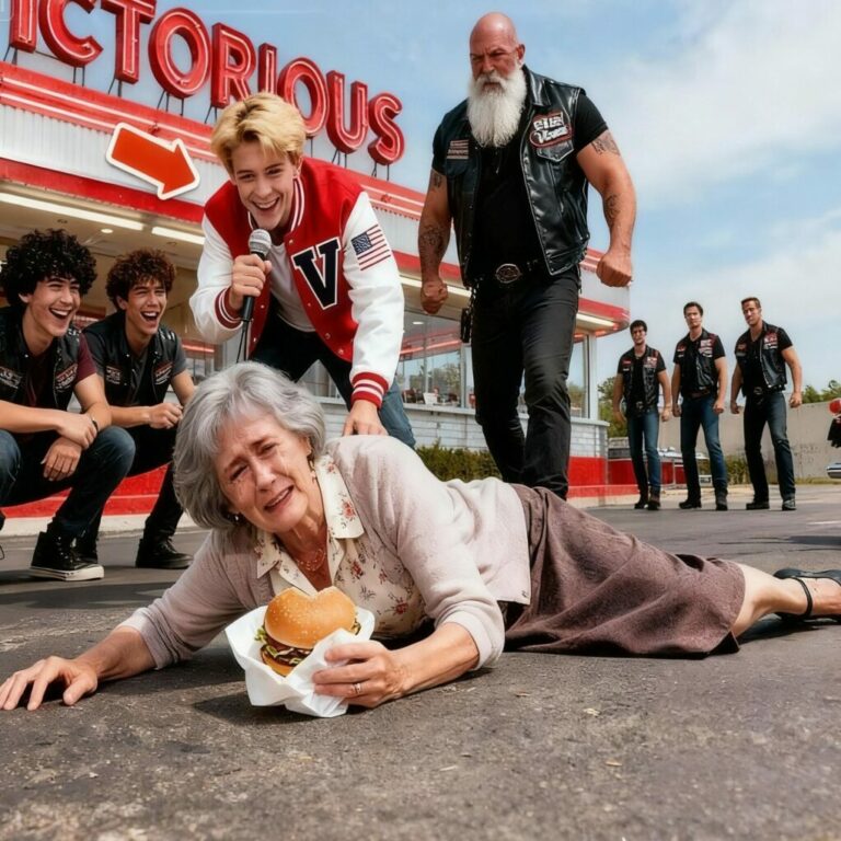 Bullies Filmed a Deaf Elderly Woman Crying Outside a Diner — Then the Bikers Showed Up