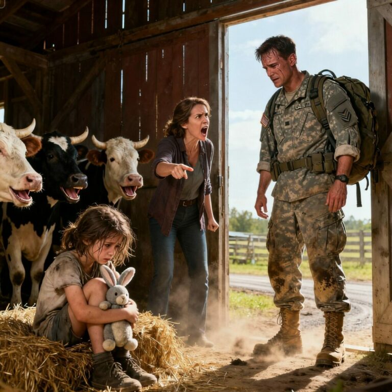 “You’re as Dumb as a Cow — Go Sleep in the Barn!” A Soldier Returns Home and Freezes at What He Sees…