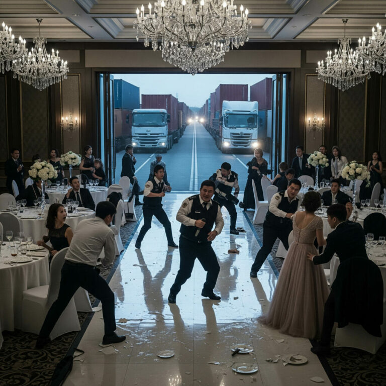 The Guard Who Owned the Country’s Largest Logistics Empire: How One Wedding Night Turned a Gold-Digging Family’s Arrogance Into Public Humiliation”