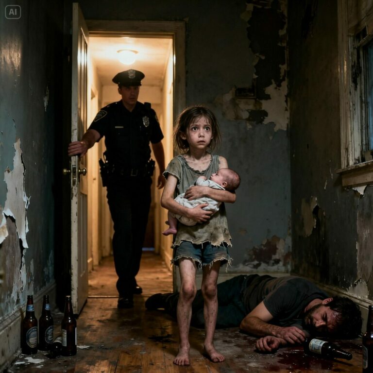 A 9-year-old girl called 911 in tears, saying she and her little brother “needed help.” When responders arrived and uncovered the truth, the journal she’d been quietly keeping for months became the key that changed everything…