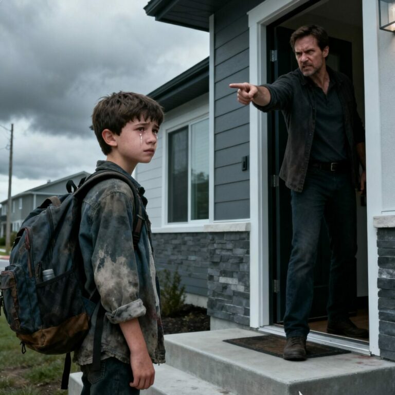 After My Wife Died, I Threw Out Her Son Because He Wasn’t My Blood — 10 Years Later, a Truth Was Revealed That Shattered Me…