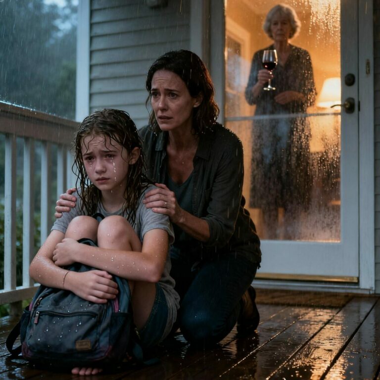 She told my daughter, “You and your mom don’t live here anymore.” I didn’t yell — I just said one word. Days later, she regretted everything…