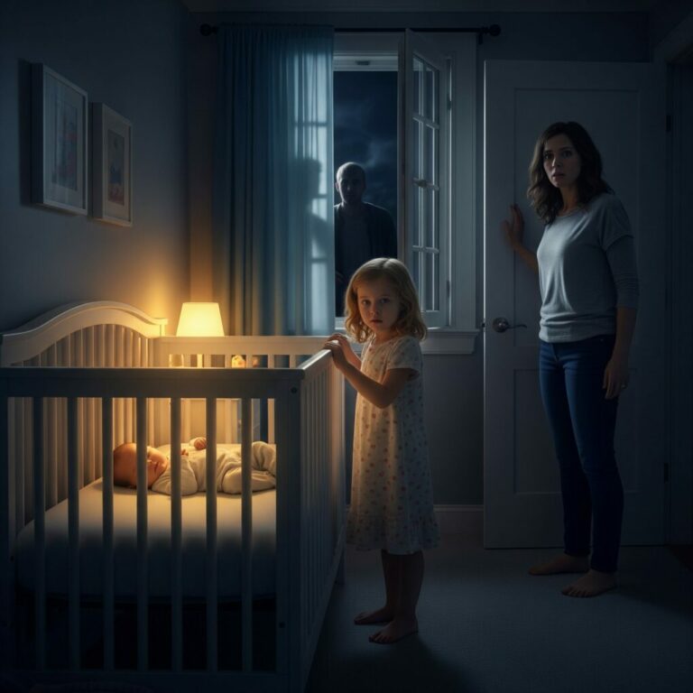 I never thought my five-year-old daughter would be the only one who sensed the danger creeping into our home at night. But what she refused to say out loud—and what I finally saw with my own eyes—changed everything and saved my newborn son’s life.