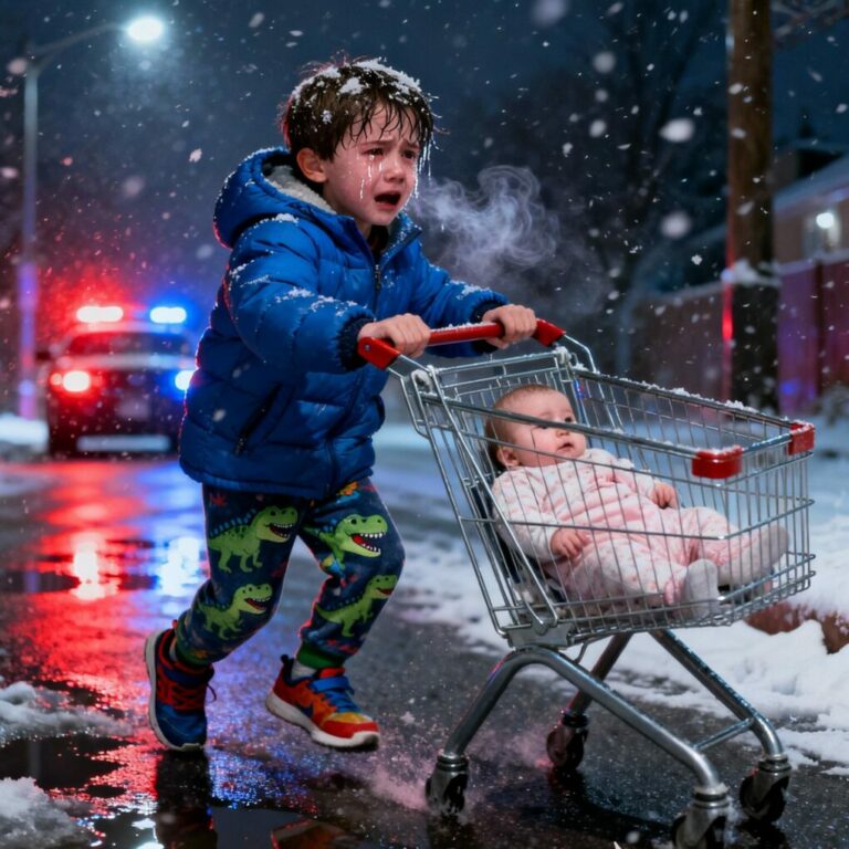 Imagine being just four years old, facing the cold and danger alone, and realizing you’re the only one who can save your mother and baby sister.