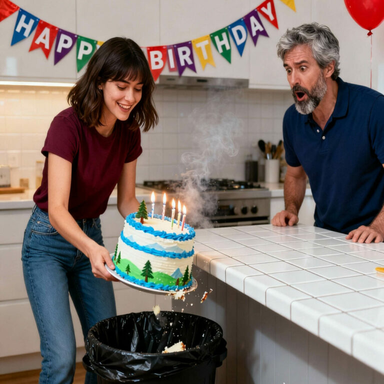 He Found His Son’s Birthday Cake in the Trash — What He Did Next Made Everyone Silent