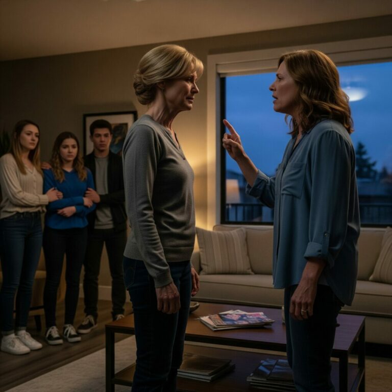 I never became a mother myself, yet life placed three frightened children in my path—children who chose me, trusted me, and loved me in ways their own mother never could. And that love became the family I never thought I’d have.