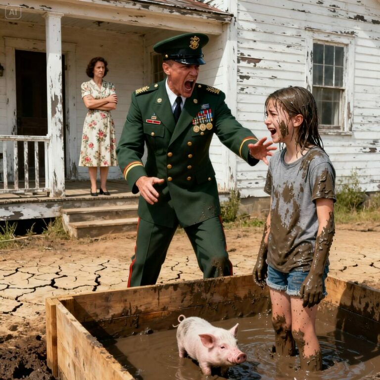 Un padre regresa del ejército y descubre que su hija ha sido obligada por su madrastra a trabajar y dormir en un establo de cerdos hasta quedar exhausta — Él grita de rabia…