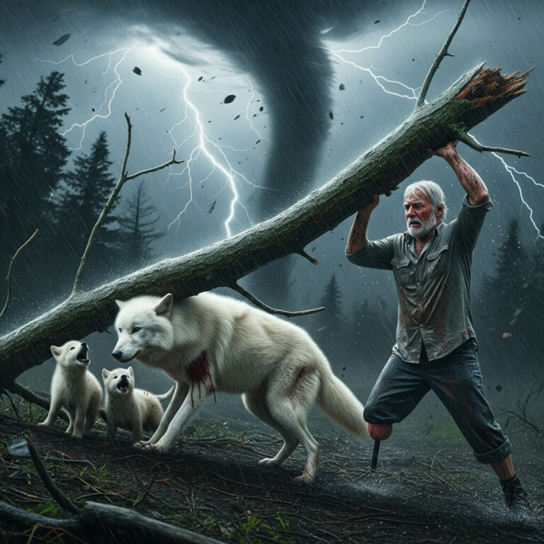 The Old Man Saved a Wounded Wolf in the Storm — But What He Found Weeks Later Broke His Heart