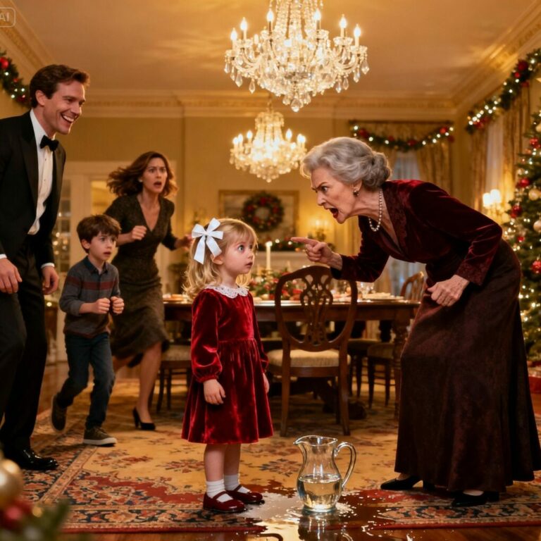 One Christmas night, my daughter’s tears, my son’s courage, and a single unbearable truth shattered an entire legacy—reminding me that protecting your children sometimes means walking away from everything you once thought was safe