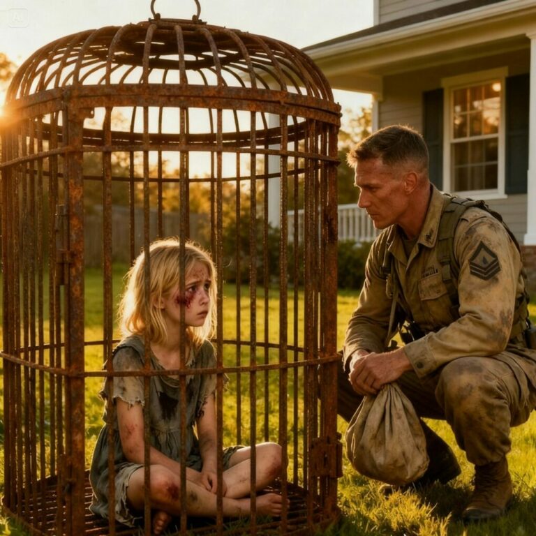 After 15 months overseas, a soldier came home expecting hugs and laughter. Instead, he found silence — and a sound calling weakly from the backyard shed. What waited for him behind that wooden door changed his life forever.