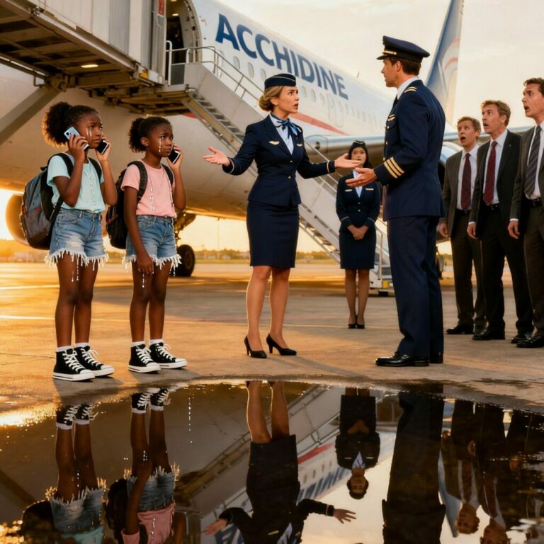 Racist Crew Denied Boarding to Two Black Sisters — But Their Dad Was the Wrong Man to Mess With…