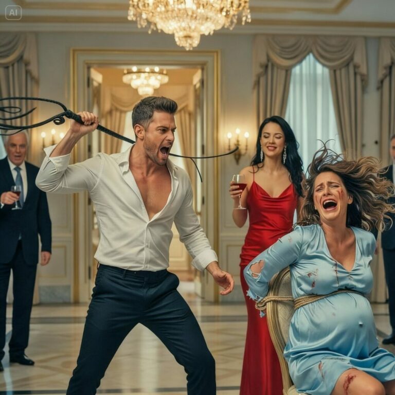 Millionaire Beats Pregnant Wife 300 Times Without Knowing — Her Powerful CEO Father Protects Her…