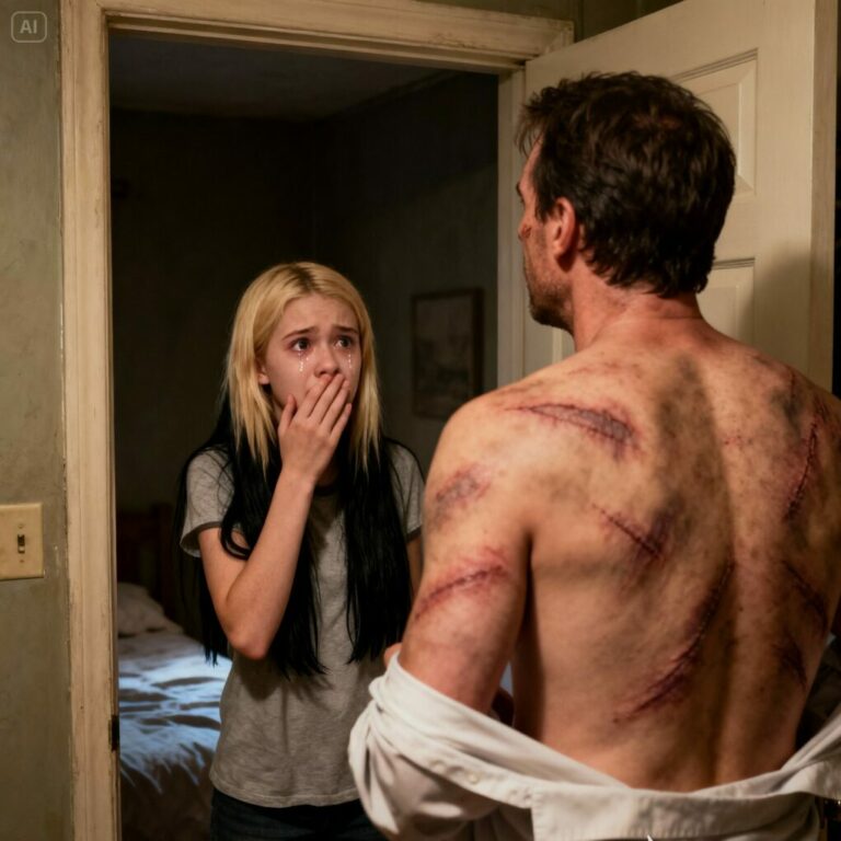 She Saw Her Dad’s Back for the First Time… and Her Whole World Changed…