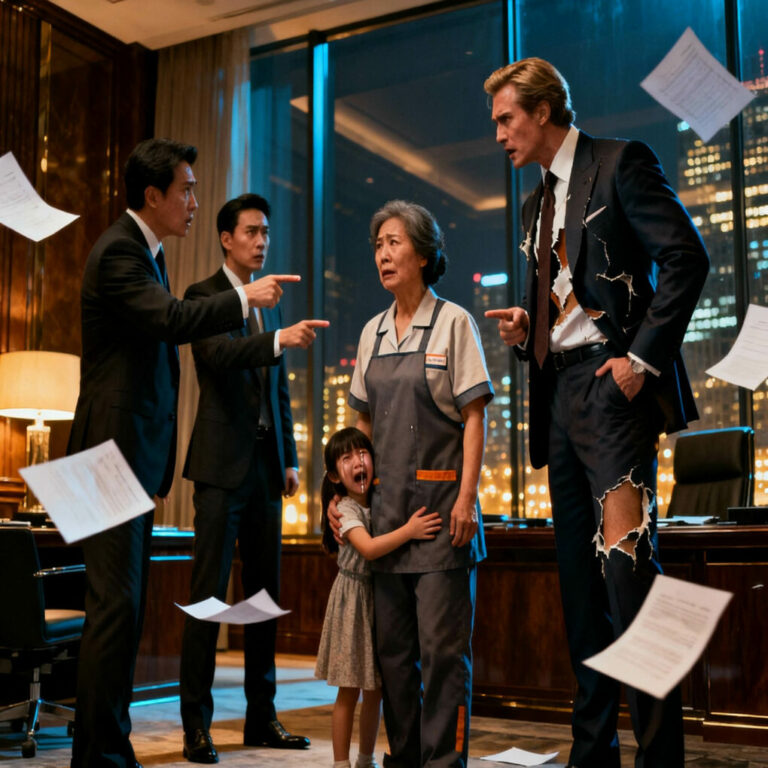 He Tried to Fire the Janitor — But His Daughter Changed His Mind Forever